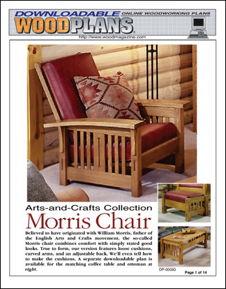 Morris Chair Plans